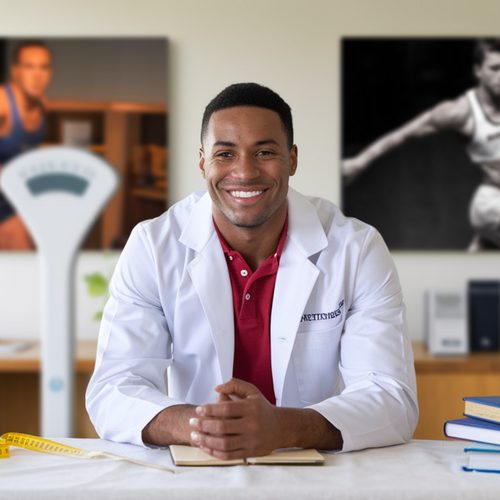 Nutricionista em consultório